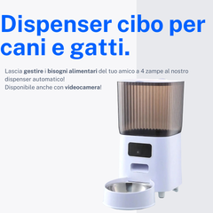 Dispenser di Cibo per Cani e Gatti